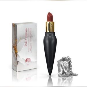 La Predire’ Prestige Obsidian Solid Pink Velvet Lipstick• Pale Crimson